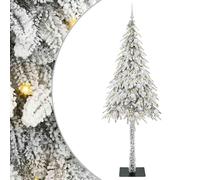 Gecheer Albero di Natale con 300 LED Bianco 210 cm PE e Acciaio, design realistico, materiali alta qualità, struttura metallo, luci dinamiche, for spazio interno esterno, famiglia amici