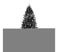 Gecheer Albero di Natale con Nevicata, 190cm, PVC, Luci e Melodia, Decorazioni Feste