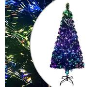 Gecheer Albero di Natale con Supporto Verde 210 cm in Fibra Ottica321029IT