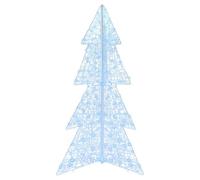 Gecheer Albero di Natale LED Acrilico Bianco Freddo 150 cm - Effetto Luminoso Straordinario, Decorazione Leggera per Interni