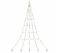 Gecheer Albero di Natale LED multicolore con illuminazione dinamica, alimentazione USB, metallo resistente, decorazione feste per salotti e giardini