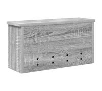Gecheer Appendiabiti a muro Grigio sonoma 50 x 16 x 26 cmAppendiabiti da Parete