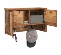 Gecheer Appendiabiti a muro Legno vecchio 50 x 20 x 30 cmAppendiabiti da Parete