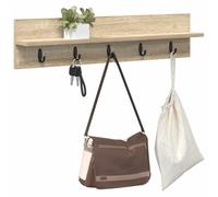 Gecheer Appendiabiti a muro rovere sonoma 80 x 10.5 x 18 cmAppendiabiti da Parete