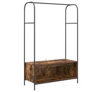 Gecheer Appendiabiti con Ripiani Rovere Affumicato 100x44x160 cmScaffali
