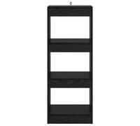 Gecheer Armadio per Libri Rovere nero 40 x 30 x 103 cmLibreria Rovere Design