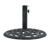 Gecheer Base Ombrellone in Ghisa, Base Stabile Supporto Verde 9 kg 40 cm per Giardino Patio Spazio Aperto
