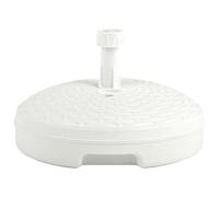 Gecheer Base per ombrellone, zavorra per acqua o sabbia 20L, design in rattan plastica, stabile e durevole, per giardino e spazio esterno