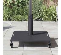 Gecheer Basi per ombrelli da esterno Grigio scuro 45 x 45 x 31.5 cmOmbrellone da Giardino