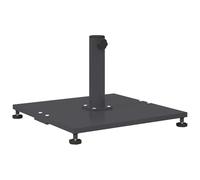 Gecheer Basi per ombrelli da esterno Grigio scuro 45 x 45 x 31 cm
