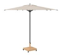 Gecheer Basi per ombrelli da esterno Legno chiaro 45 x 45 x 32 cmOmbrellone da Giardino