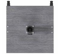 Gecheer Basi per ombrelli da esterno Legno scuro 45 x 45 x 31.5 cmBase per Ombrellone