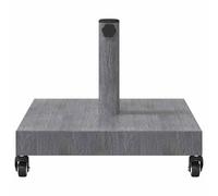 Gecheer Basi per ombrelli da esterno Legno scuro 45 x 45 x 32 cmBase per Ombrellone