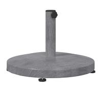 Gecheer Basi per ombrelli da esterno Legno scuro 48 x 48 x 32 cmBase per Ombrellone