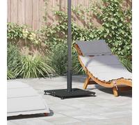 Gecheer Basi per ombrelli da esterno Nero 45 x 45 x 31 cm AcciaioOmbrellone da Giardino