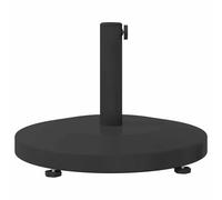 Gecheer Basi per ombrelli da esterno Nero 48 x 48 x 32 cmBase per Ombrellone
