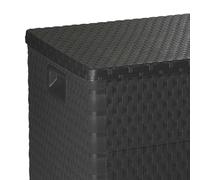 Gecheer Baule da Giardino Antracite 120x56x63 cm in Rattan PPMobili relax per giardino