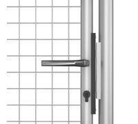 Gecheer Cancello per Giardino in Acciaio Zincato 105x200cm ArgentoCancello giardino moderno acciaio