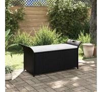 Gecheer Cassapanca con Cuscino 138 cm in Polyrattan MarroneMobili relax per giardino