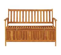 Gecheer Cassapanca da giardino, 120 cm in legno massello di acacia, per esterno