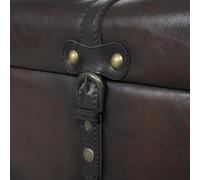 Gecheer Cassapanca, set 3 pezzi marrone, per camera da letto o ingresso