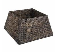 Gecheer Collare per Albero di Natale, decorazione moderna in giacinto d'acqua con texture intrecciata, 50 x 50 x 25 cm, design elegante per soggiorno o spazio esterno