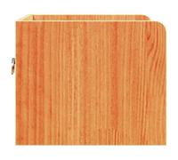 Gecheer Comodini con cassetto 2 pcs Cera marrone 38 x 36 x 29.5 cmComodini moderni
