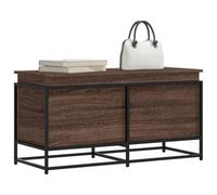 Gecheer Contenitore con Coperchio Rovere Marrone 100x40x51,5 Truciolato,Baule,Scatola,Cassapanca,Contenitore Box,Baule Multiuso,Cassapanca Contenitore,Baule Contenitore da Interno,P848808