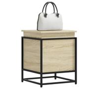 Gecheer Contenitore con Coperchio Rovere Sonoma 40x40x51,5cm Truciolato,Baule,Scatola,Cassapanca,Contenitore Box,Baule Multiuso,Cassapanca Contenitore,Baule Contenitore da Interno,P848790
