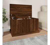 Gecheer Contenitore Rovere Marrone 70x40x38 cm Legno Multistrato,Baule,Scatola,Cassapanca,Contenitore Box,Baule Multiuso,Cassapanca Contenitore,Baule Contenitore da Interno,P816511