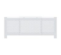 Gecheer Copritermosifone Bianco a Doghe 205 cm - Ideale per Arredamento Moderno e Libri