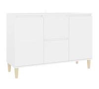 Gecheer Credenza, bianca 101x35x70 cm in legno multistrato, per sala da pranzo
