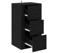 Gecheer Credenza Rovere nero 40 x 33 x 70 cm Legno multistratoCredenza Artigianale Rovere