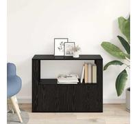 Gecheer Credenza Rovere nero 80 x 30 x 60 cm Legno multistratoCredenza Artigianale Rovere