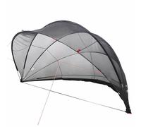 Gecheer Cupola piscina in fibra di vetro, design moderno minimalista, texture liscia, dimensioni 430 x 430 x 210 cm, protezione UV e intemperie per giardini esterni