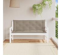 Gecheer Cuscini Panca da Giardino 2pz Tortora 150x50x7cm Tessuto Oxford,Cuscini,Cuscino Imbottito,Cuscino per Panca,Cuscini per Panche,Cuscino per Seduta o Schienale,Cuscino per Dondolo,P361705