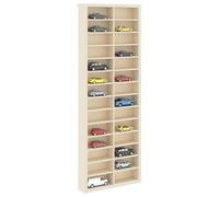 Gecheer Custodia per Esposizione Marrone 21 x 4.5 x 59 cmVetrina Espositiva Legno
