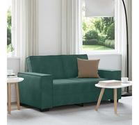 Gecheer Divano a 2 Posti/3 Posti Verde Scuro 120 cm in Velluto, Divano Moderno per Soggiorno, Ufficio e Camera degli Ospiti, Imbottito, Robusto e Stabile