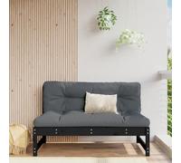 Gecheer Divano Centrale 120x80 cm in Legno Massello di Pino Nero,Divano Modulare da Esterno,Set Divani da Esterno,Combinazione Libera,Divani Modulari,#I