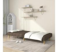 Gecheer Divano Letto a 2 Posti Tortora in TessutoDivano Letto Estraibile