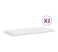 Gecheer Divano Letto Estraibile con Materassi Crema 90x200 cm TessutoLetto con Materasso