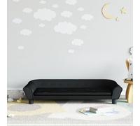 Gecheer Divano per Bambini Nero 100x50x26 cm in Velluto,Poltroncina per Bambini,Divano Bambini,Divano Letto per Bambini,Mini Divano per Bambini,Divanetto per Bimbi,P3196397
