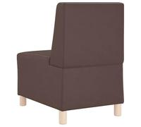 Gecheer Divano Sedia senza Braccioli Marrone 55 cm in SimilpellePoltrona Massaggio Reclinabile
