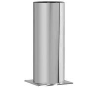 Gecheer Estensione della Testa del Camino Argento 31 x 31 x 50 cmAccessori Camino Moderni