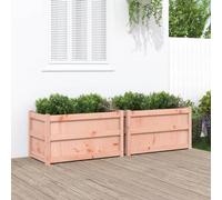 Gecheer Fioriere da Giardino 2 pz in Legno Massello di Douglas,Fioriera da Esterno Grande,Letto Rialzato da Giardino,Letto per Orto Rialzato,Aiuola Rialzata,Ideale per Fiori,Erbe e Verdure