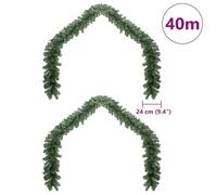 Gecheer Ghirlanda di Natale Altro Verde 40 m PVC1