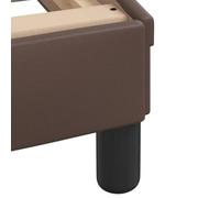 Gecheer GiroLetto con Materasso Marrone 90x200 cm in SimilpelleGiroletto con Materasso