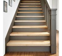 Gecheer Gradini 12 pz 90x25x2 cm in Rovere Massello Non TrattatoGradini per Esterni