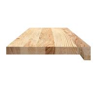 Gecheer Gradini 20 pz 80x25x2 cm in Rovere Massello Non TrattatoGradini per Esterni