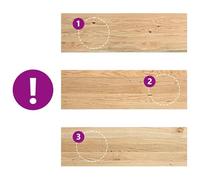 Gecheer Gradini 8 pz 80x30x2 cm in Rovere Massello Non TrattatoGradini per Esterni